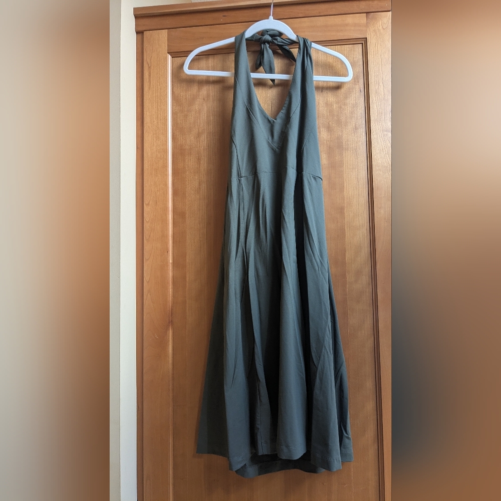 Patagonia Olive Halter Dress
